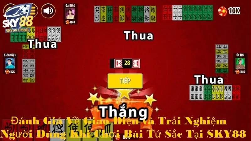 Đánh giá và trải nghiệm người chơi về bài tứ sắc tại SKY88